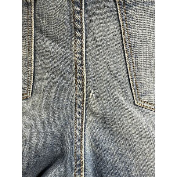 KanCan LA Distressed Skinny Jeans Women’s Size 11/29 Cropped Ankle Blue GUC Flaw - Picture 8 of 16